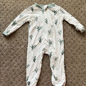 Kyte Eucalyptus Print Romper